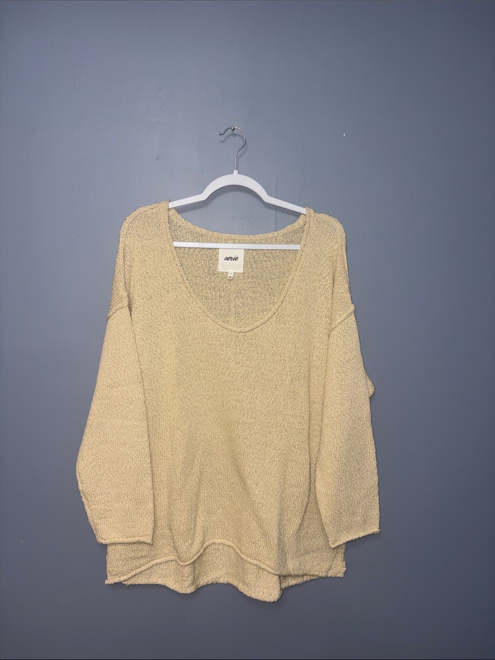Aerie | Beige Knit Sweater